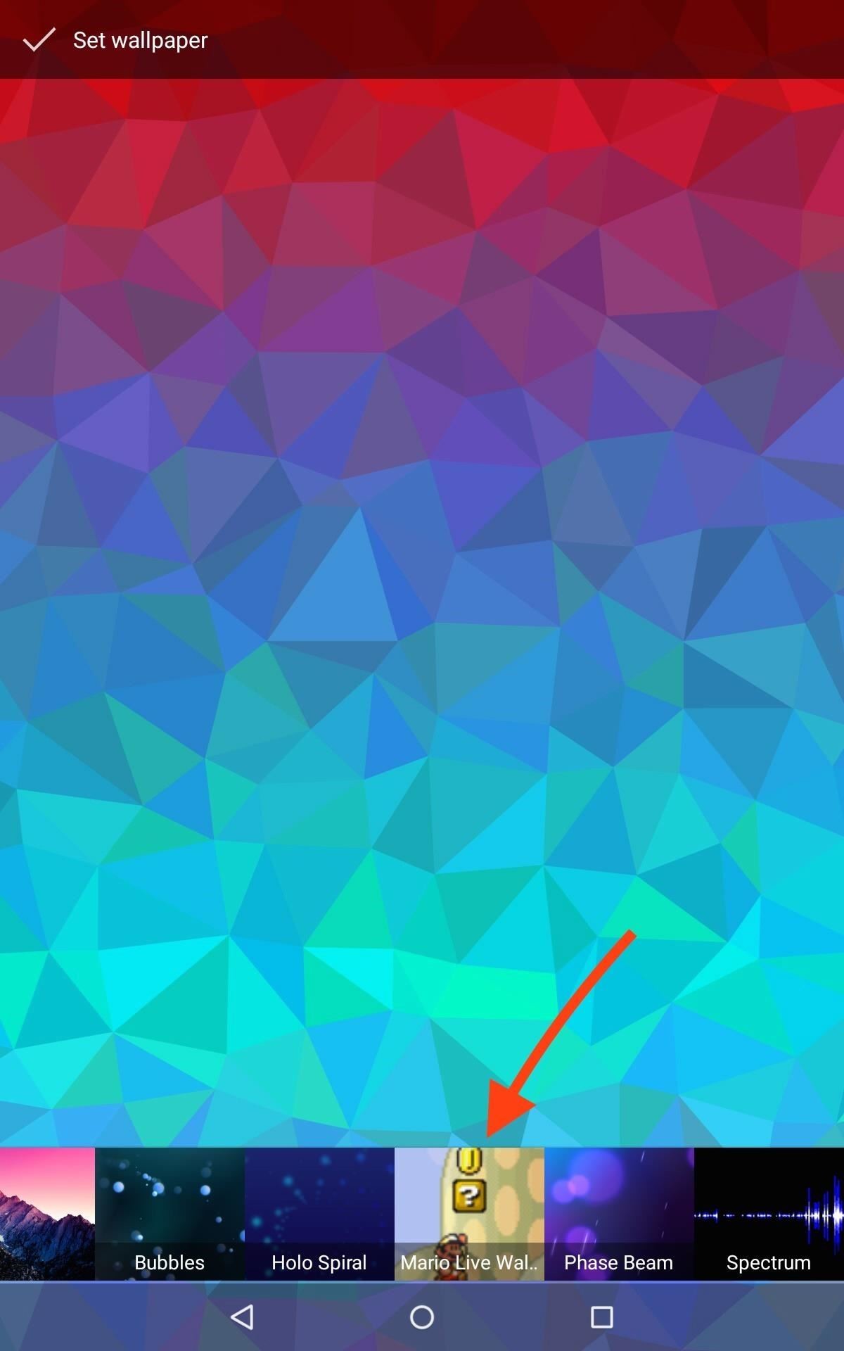 In The List, You Should Now See Mario Live Wallpaper - Live Classic - HD Wallpaper 