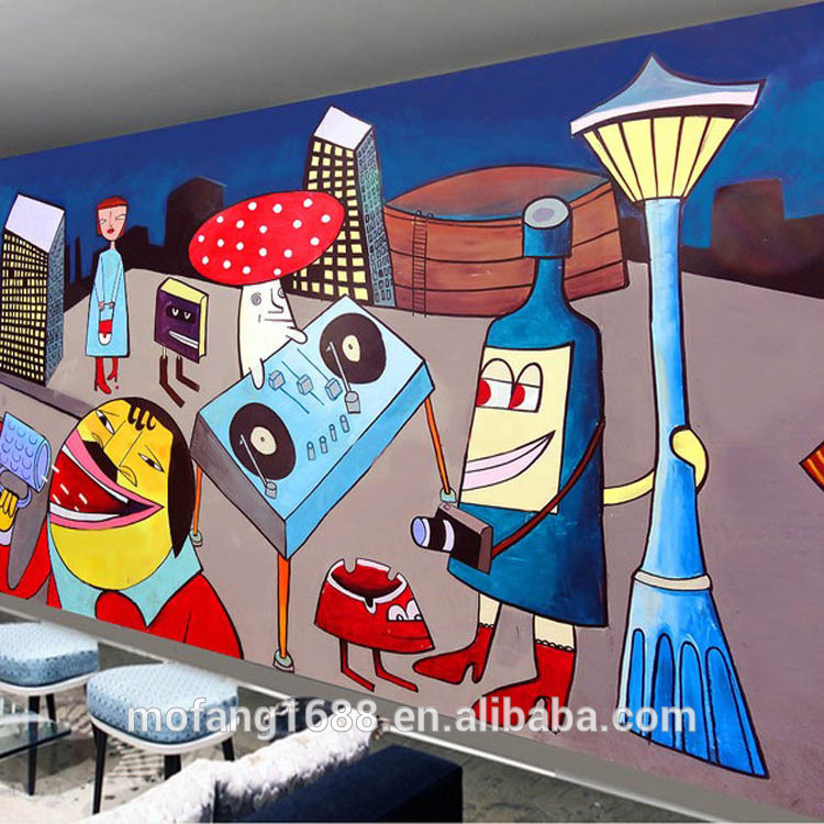 Decorative Material Wall Murals 3d Floor Wallpaper - Jim Avignon East Side Gallery - HD Wallpaper 