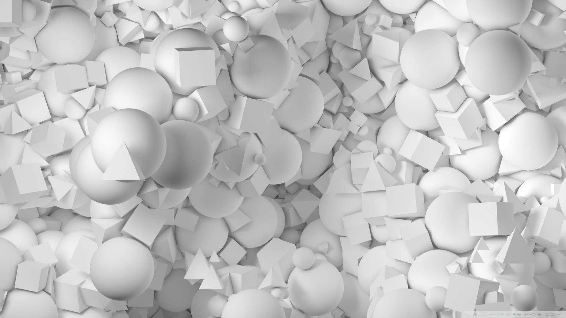 White 3d Wallpaper Hd Download - HD Wallpaper 