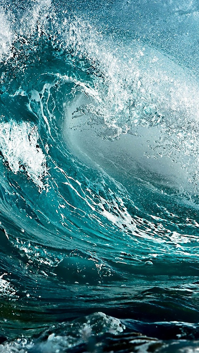 Waves Wallpaper Iphone - HD Wallpaper 
