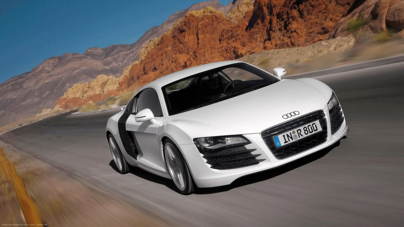 Audi Wallpaper Audi R8 In Mountains - Audi R8 Hd - HD Wallpaper 