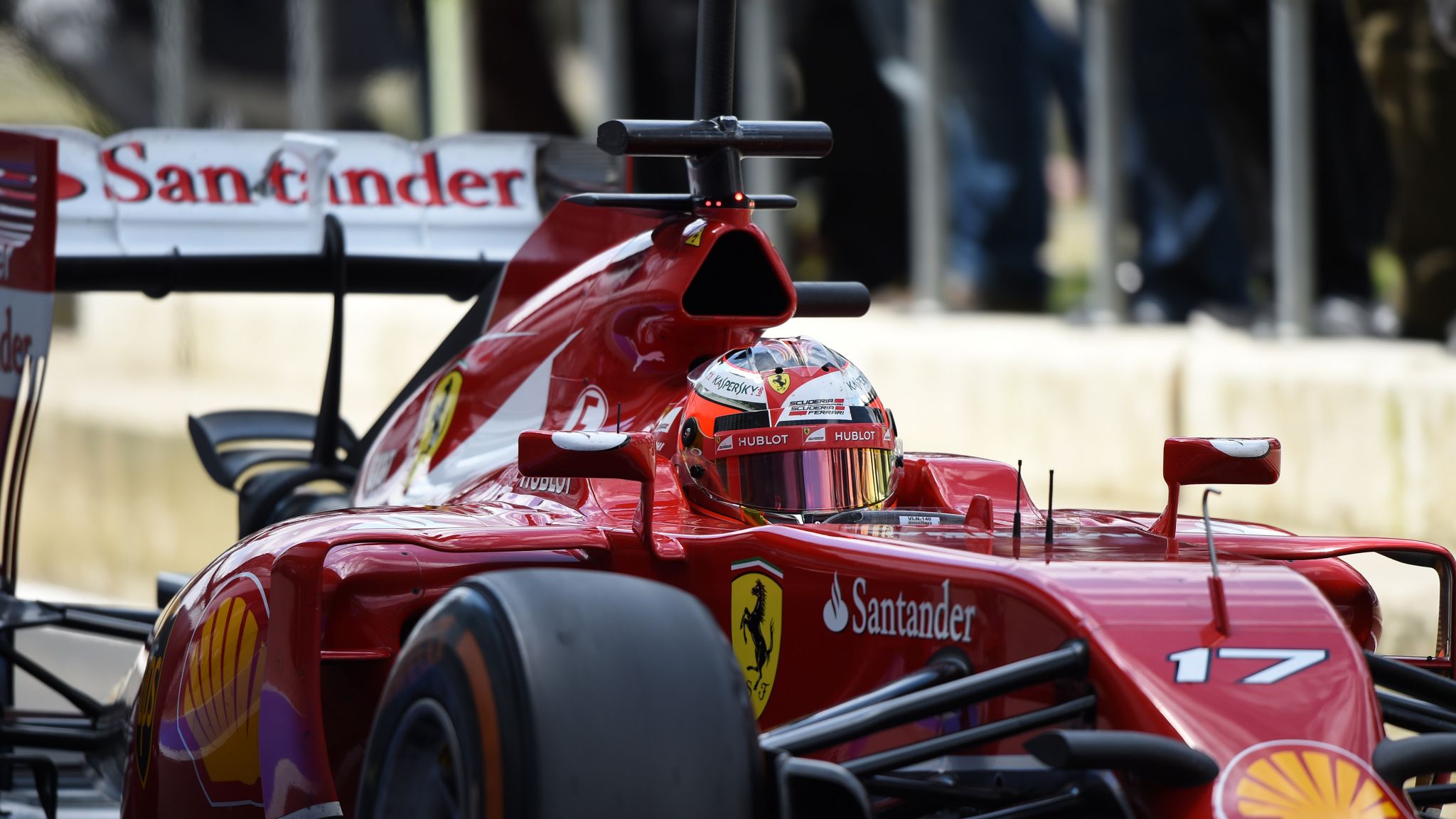 Bianchi Testing For Ferrari At Silverstone In - Formula One Car - HD Wallpaper 
