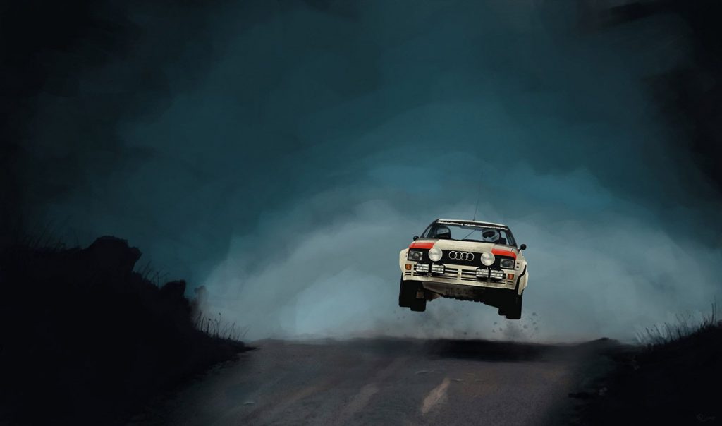 Audi Quattro Wallpapers - Audi Quattro Rally Jump - HD Wallpaper 