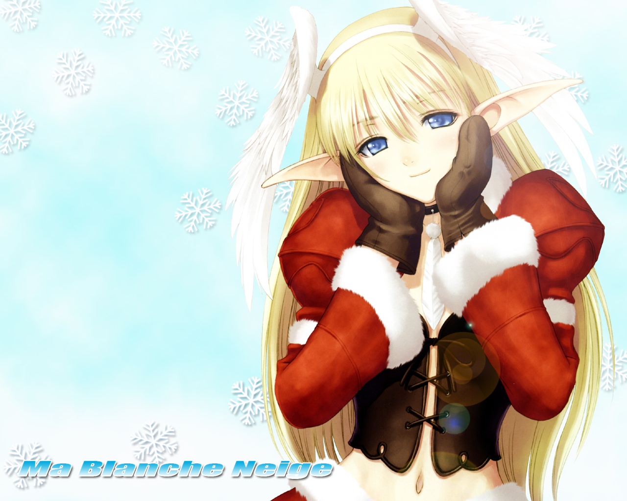 Tony Taka, Shining Tears, Elwing Wallpaper 
	style - Christmas Elf Gif Anime - HD Wallpaper 