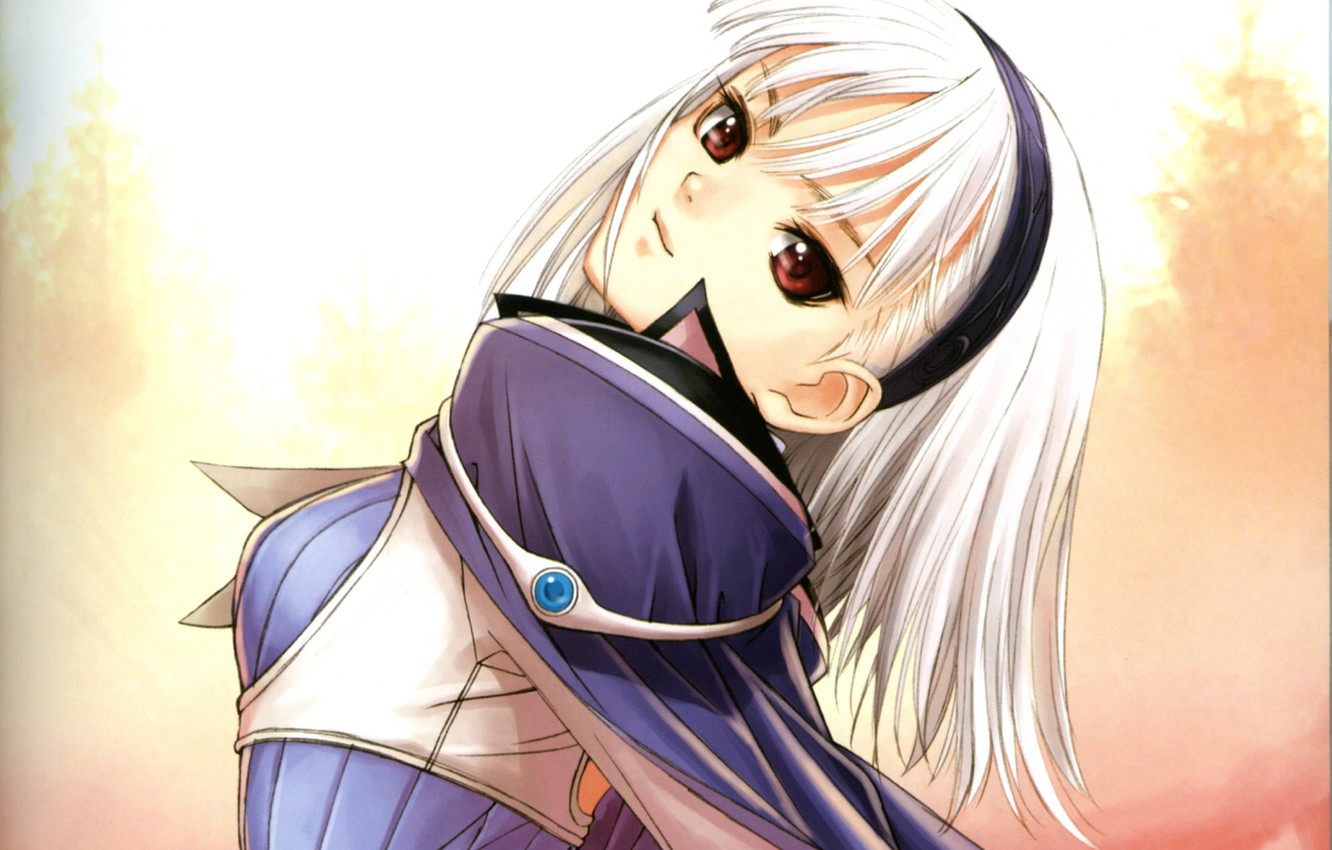 Photo Wallpaper Costume, Shoulder, Long Hair, Art, - Anime - HD Wallpaper 