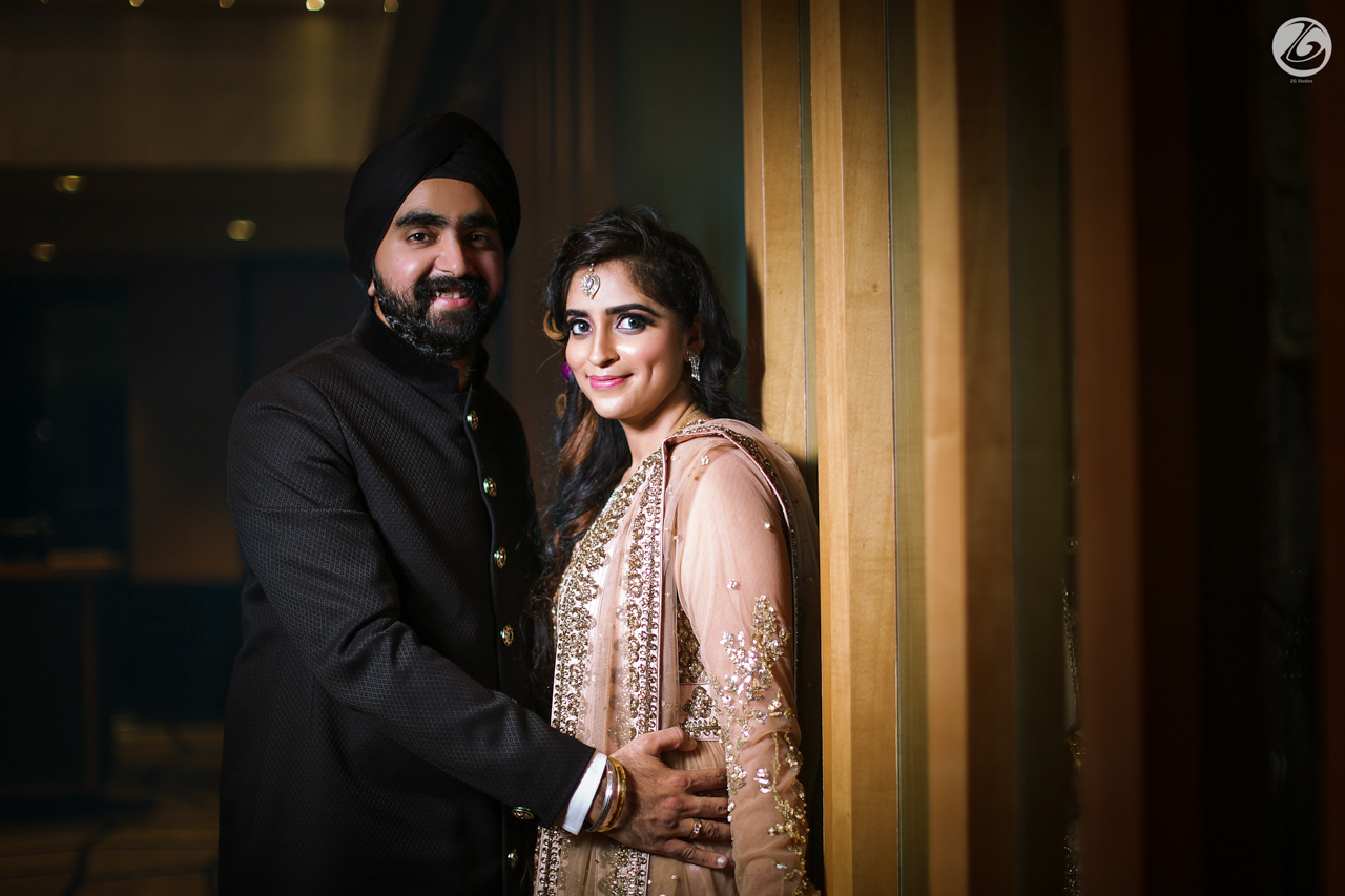 Wedding Portrait Couple Indian - HD Wallpaper 