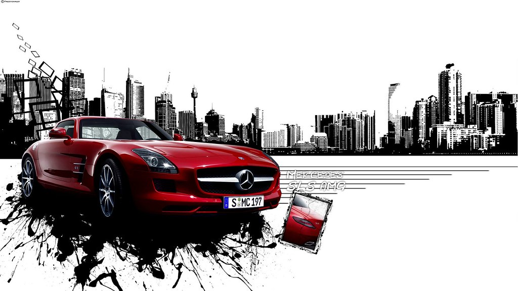 Mercedes Sls Amg - HD Wallpaper 