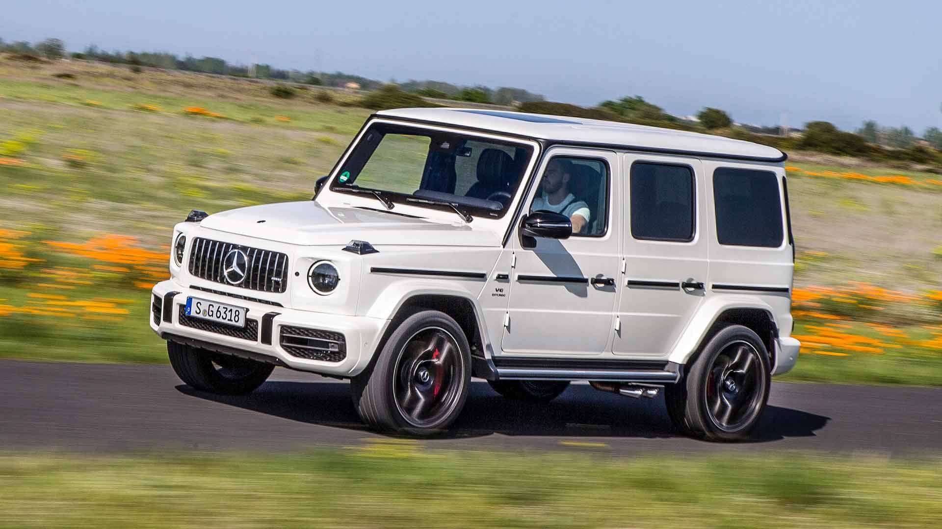 White Car Mercedes-amg G63 - Mercedes G 63 Wagon - HD Wallpaper 