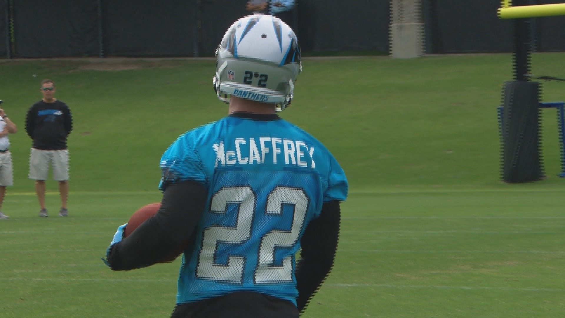 Data Src Christian Mccaffrey Wallpapers Picture - Christian Mcaffrey Panthers Minicamp - HD Wallpaper 