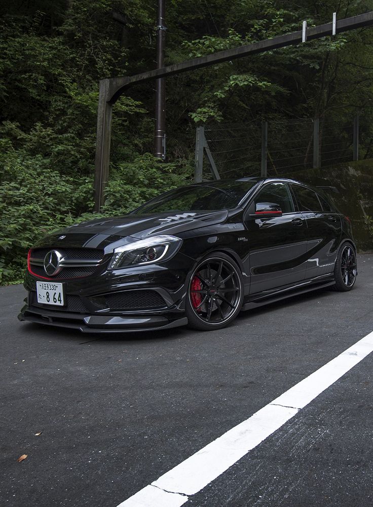 One Of My Favorites - Mercedes A45 Amg 2017 Black - HD Wallpaper 
