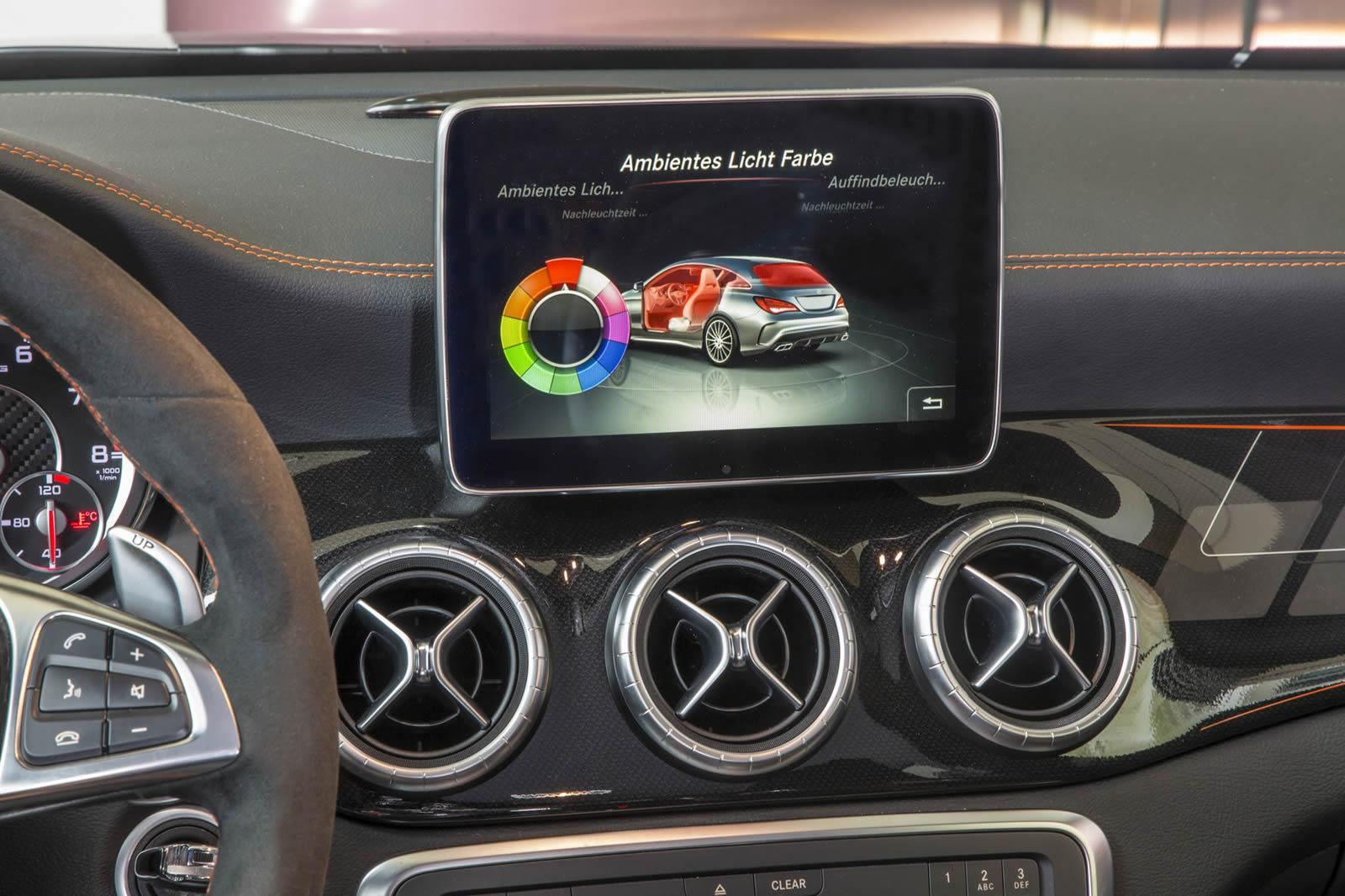 Mercedes-benz Cla 45 Amg Shooting Brake Orangeart Edition - Orange Art Edition Mercedes Cla45 - HD Wallpaper 