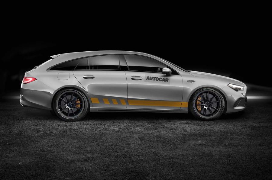 Mercedes Cla Render - Cla 35 Shooting Brake - HD Wallpaper 