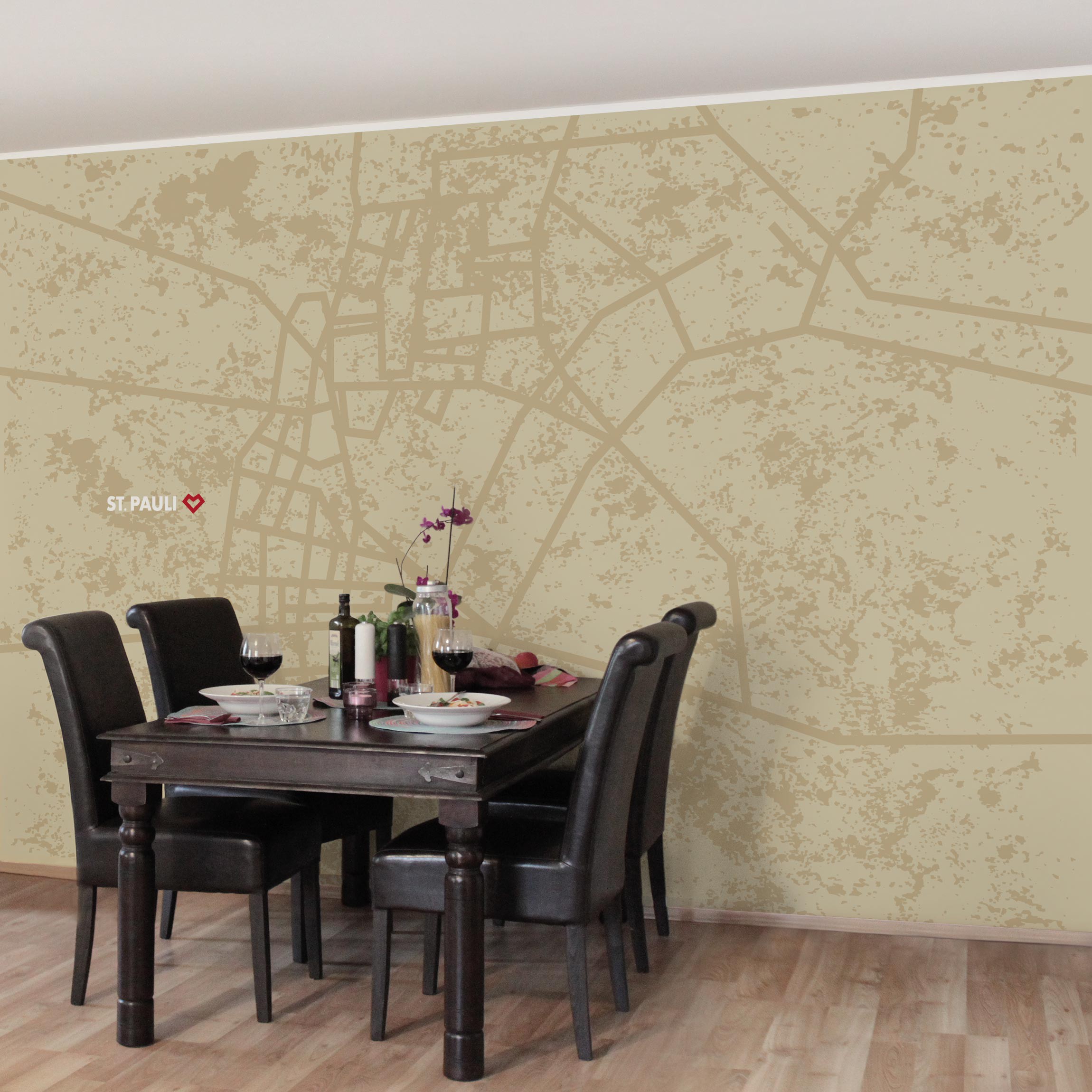 Fototapete Blumen Vintage - HD Wallpaper 