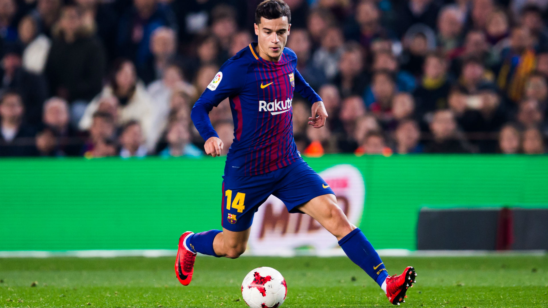 Coutinho First Barcelona Game - HD Wallpaper 