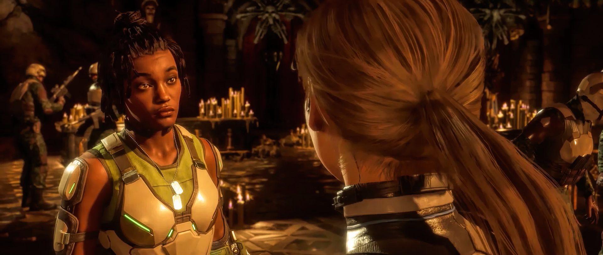 Mortal Kombat 11 Wallpaper Jacqui Briggs - Cassie And Jacqui Mk11 - HD Wallpaper 