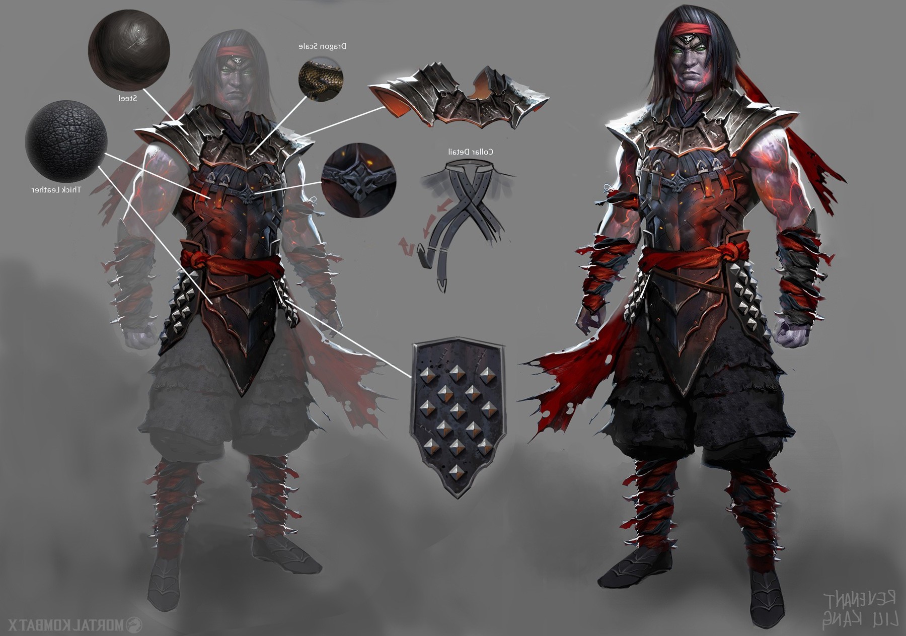 Mortal Kombat X All Concept Arts - HD Wallpaper 