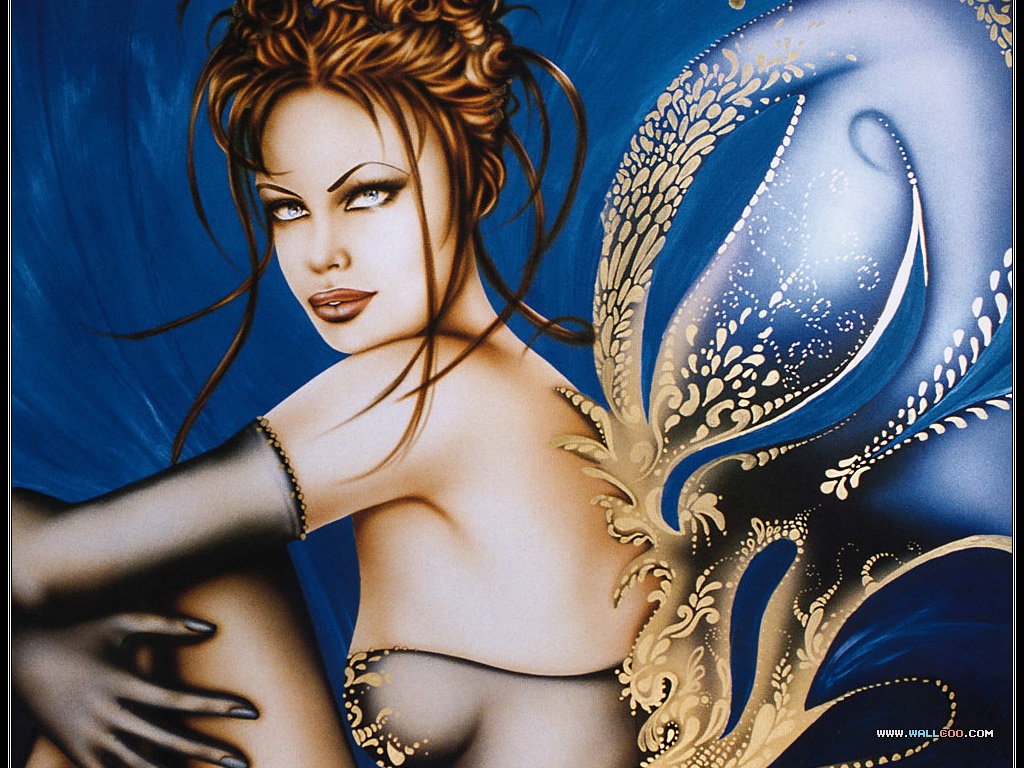 Jennifer Janesko Pin Up Art - Jennifer Janesko Pin Up - HD Wallpaper 