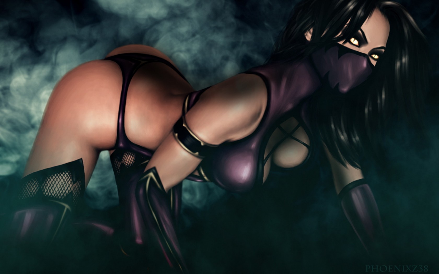 Mortal Kombat Wallpaper Kitana - Милена Мортал Комбат Обои - HD Wallpaper 