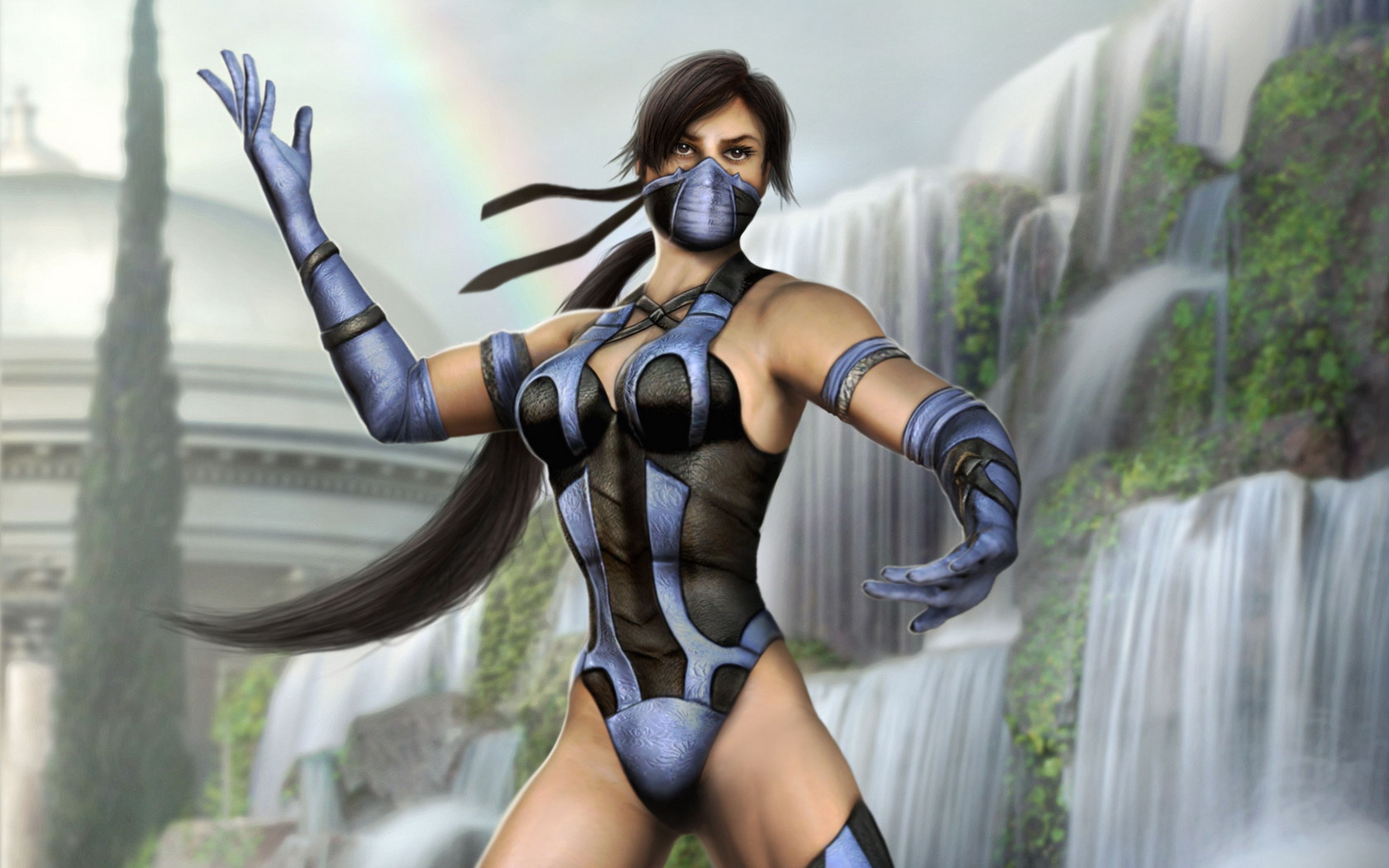 Kitana Mortal Kombat Vs Dc Universe - HD Wallpaper 