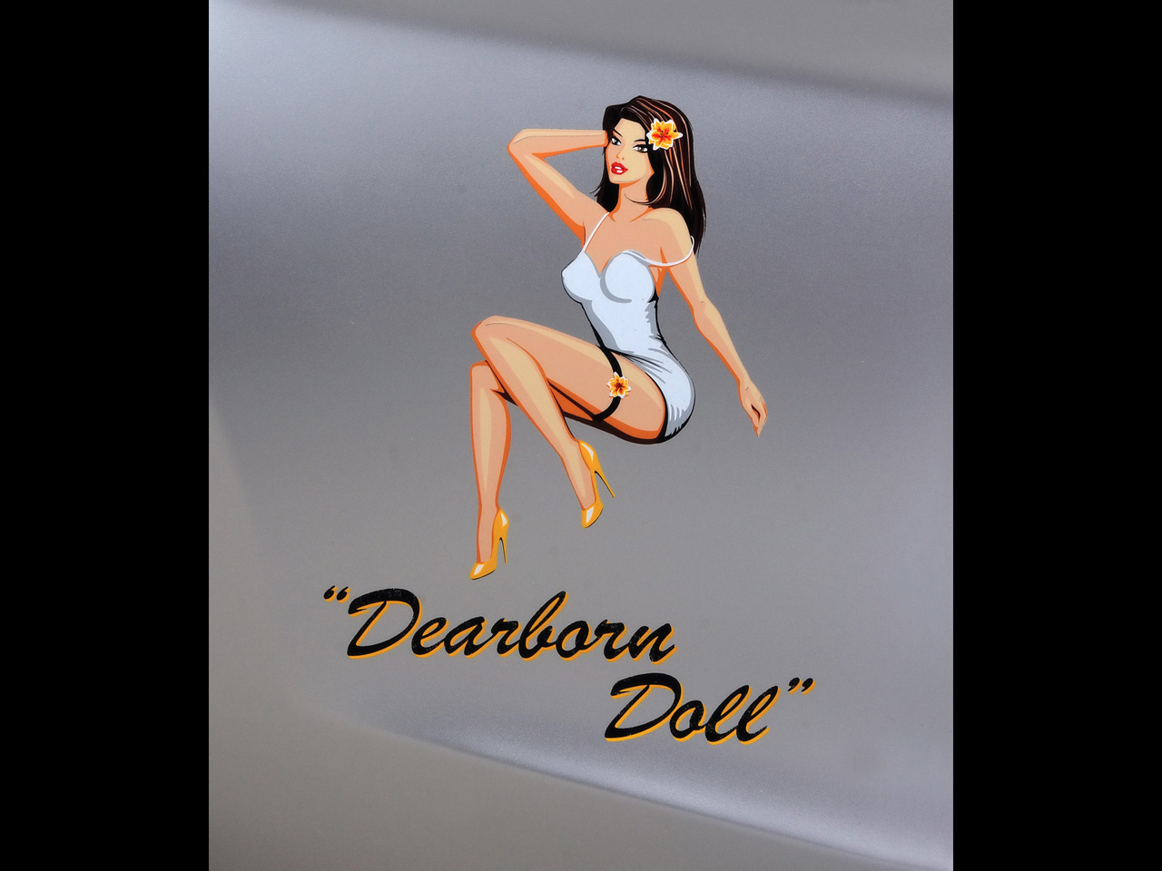 Ford Pin Up Girl - HD Wallpaper 