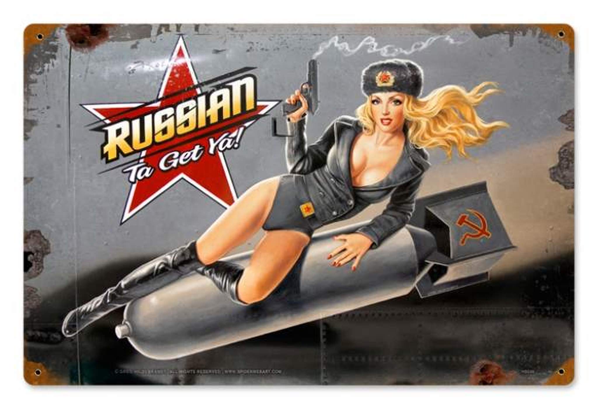 Russian Pin Up Girl - HD Wallpaper 