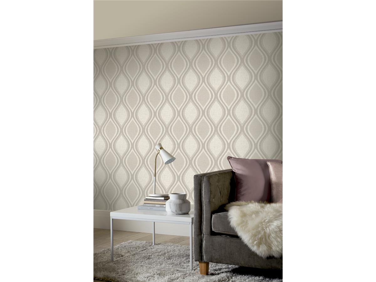 Arthouse Curve Grey - HD Wallpaper 