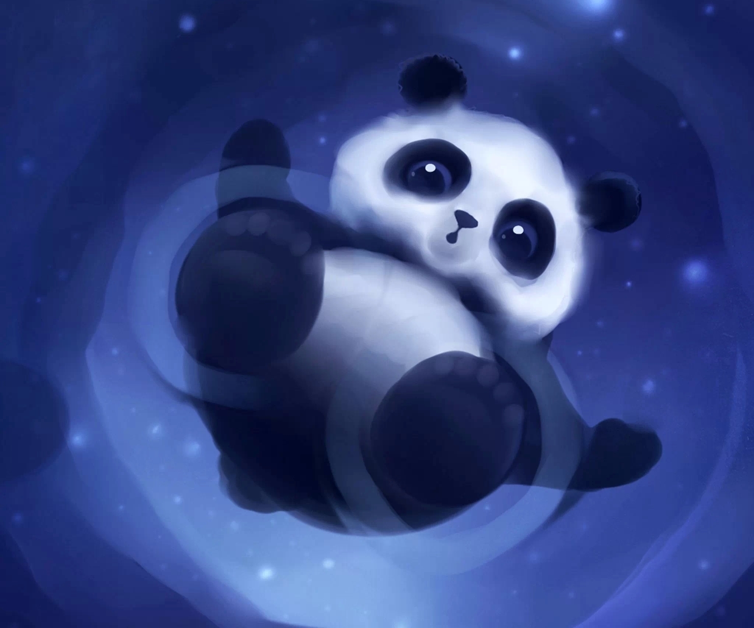 Galaxy Wallpaper Panda - HD Wallpaper 