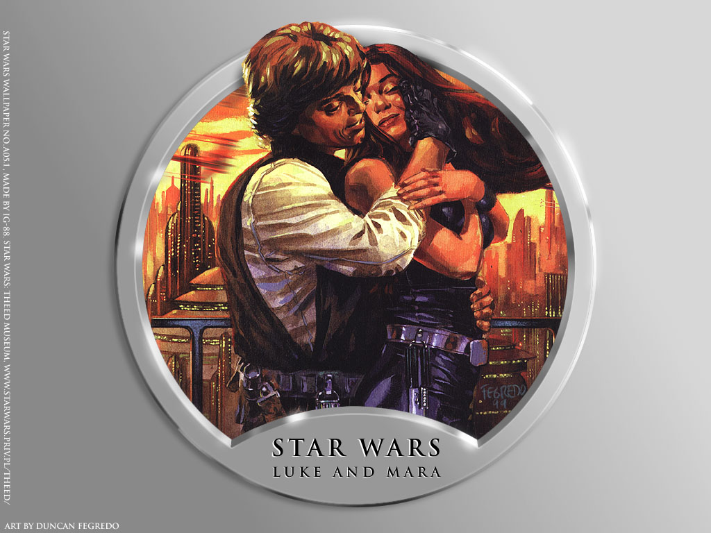 Star Wars Luke Mara Jade - HD Wallpaper 