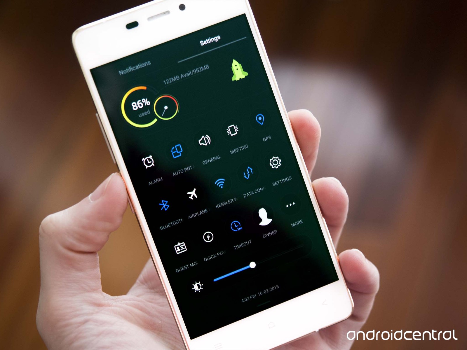 Blu Vivo Air Quick Settings - Smartphone - HD Wallpaper 