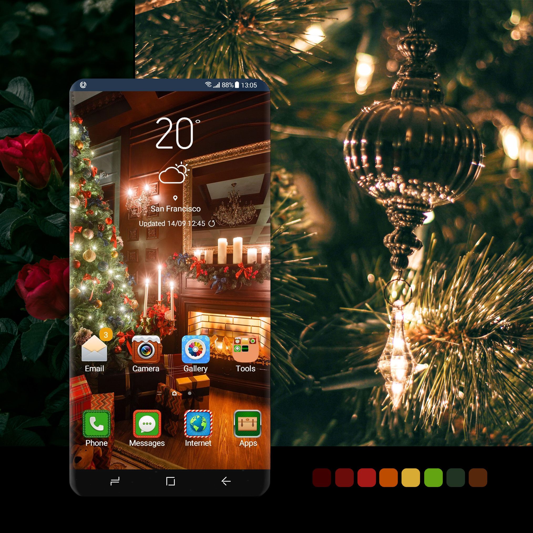 Desktop 4k Christmas Background - HD Wallpaper 