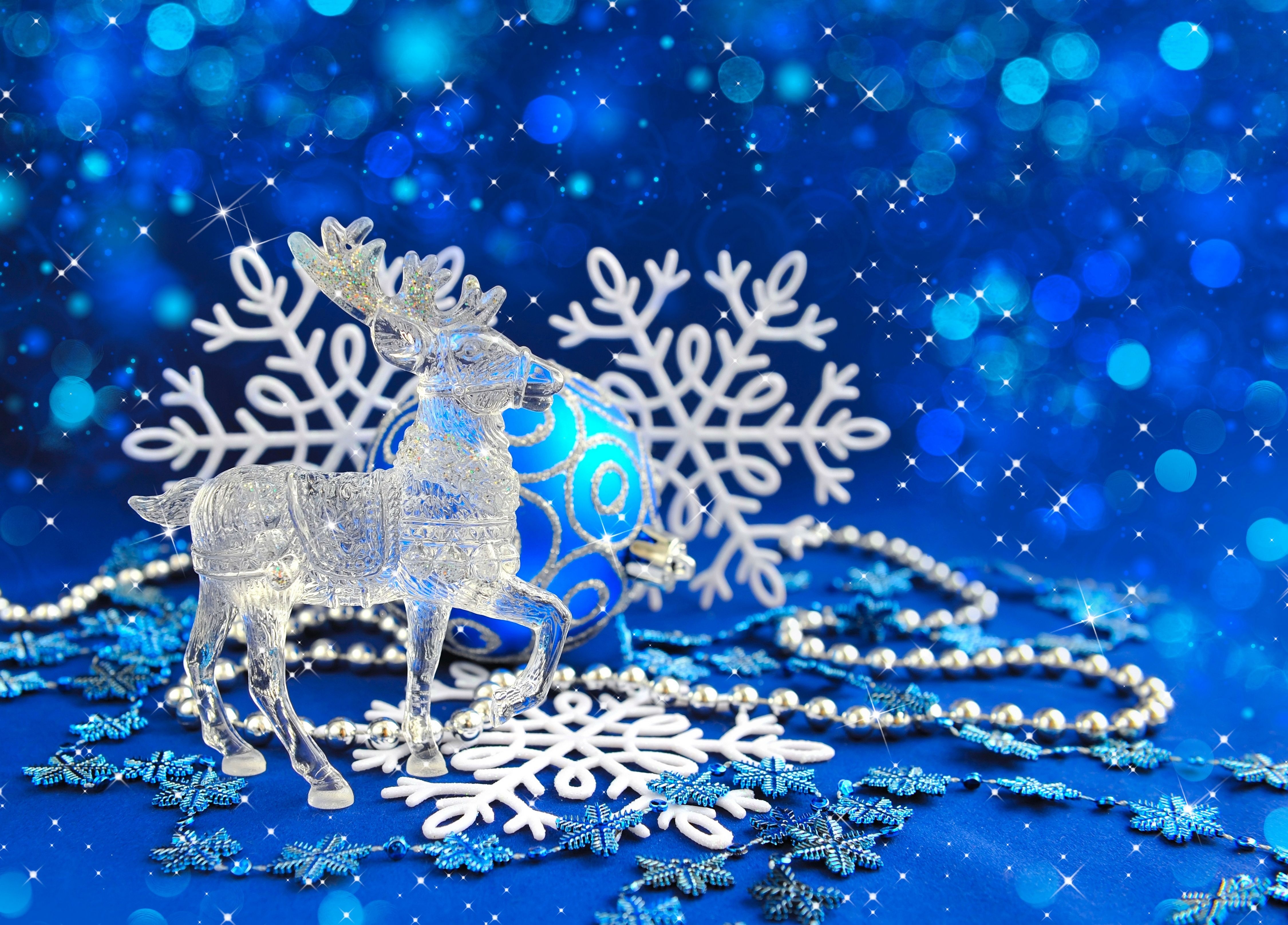 Merry Christmas Blue And White - HD Wallpaper 
