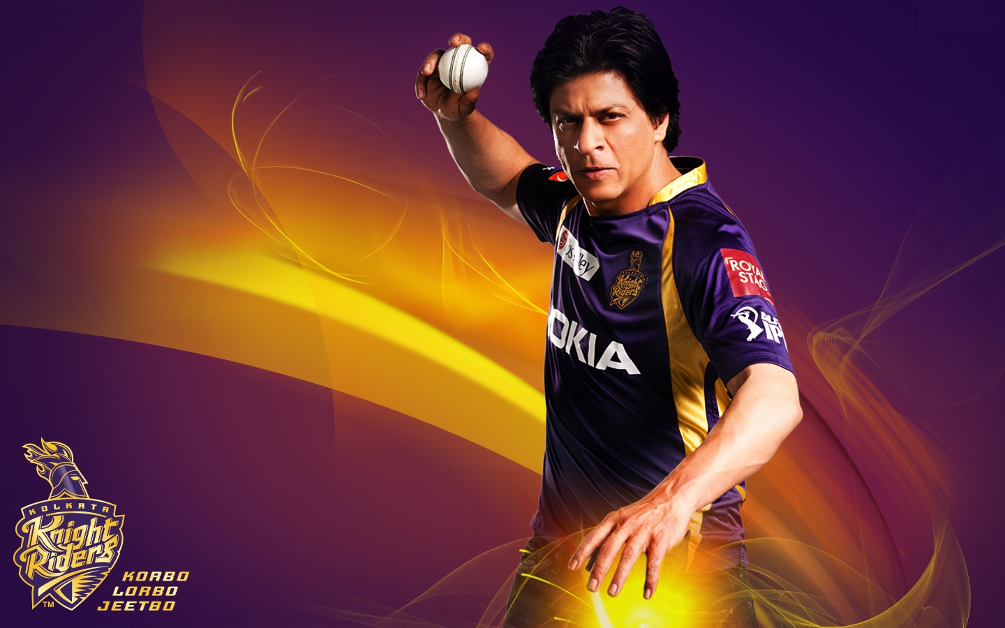 Ipl Wallpapers Hd-srk - Kkr Kiski Team Hai - HD Wallpaper 