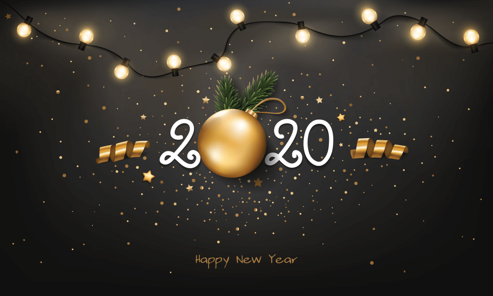 2020 New Year Images Free Download Dark - New Year 2020 Hd - HD Wallpaper 