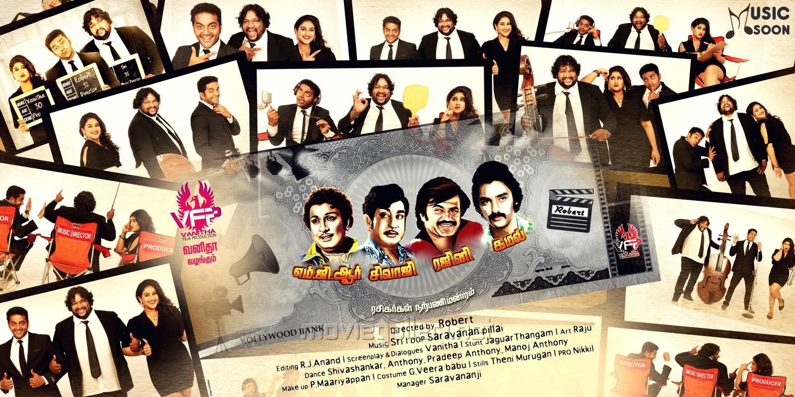 Puratchi Thalaivar Mgr High Quality Photos Collection - Tamil Movie Directors Collage - HD Wallpaper 