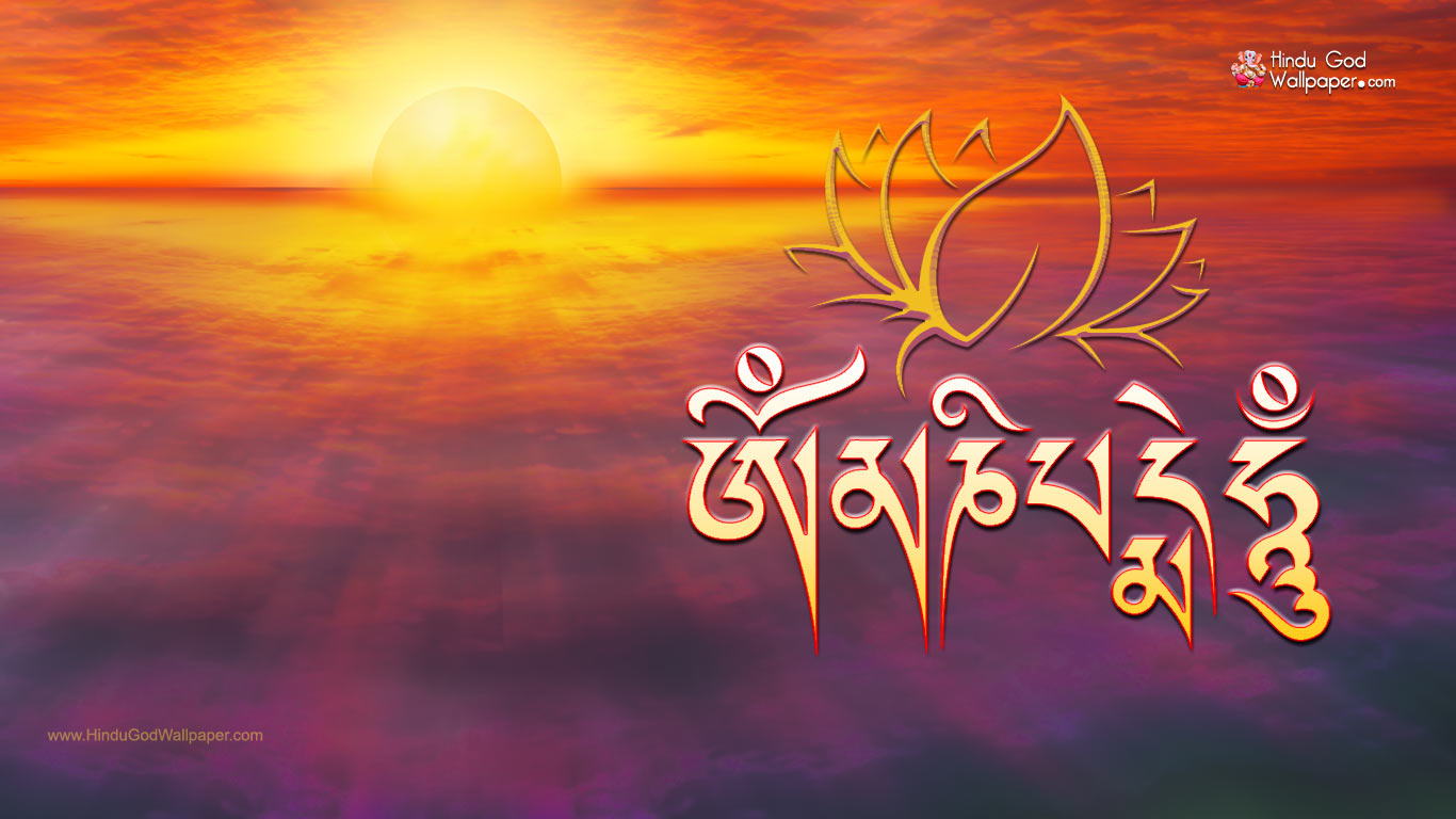 Om Mani Padme Hum - Om Mani Padme Hum Wallpaper Hd - HD Wallpaper 