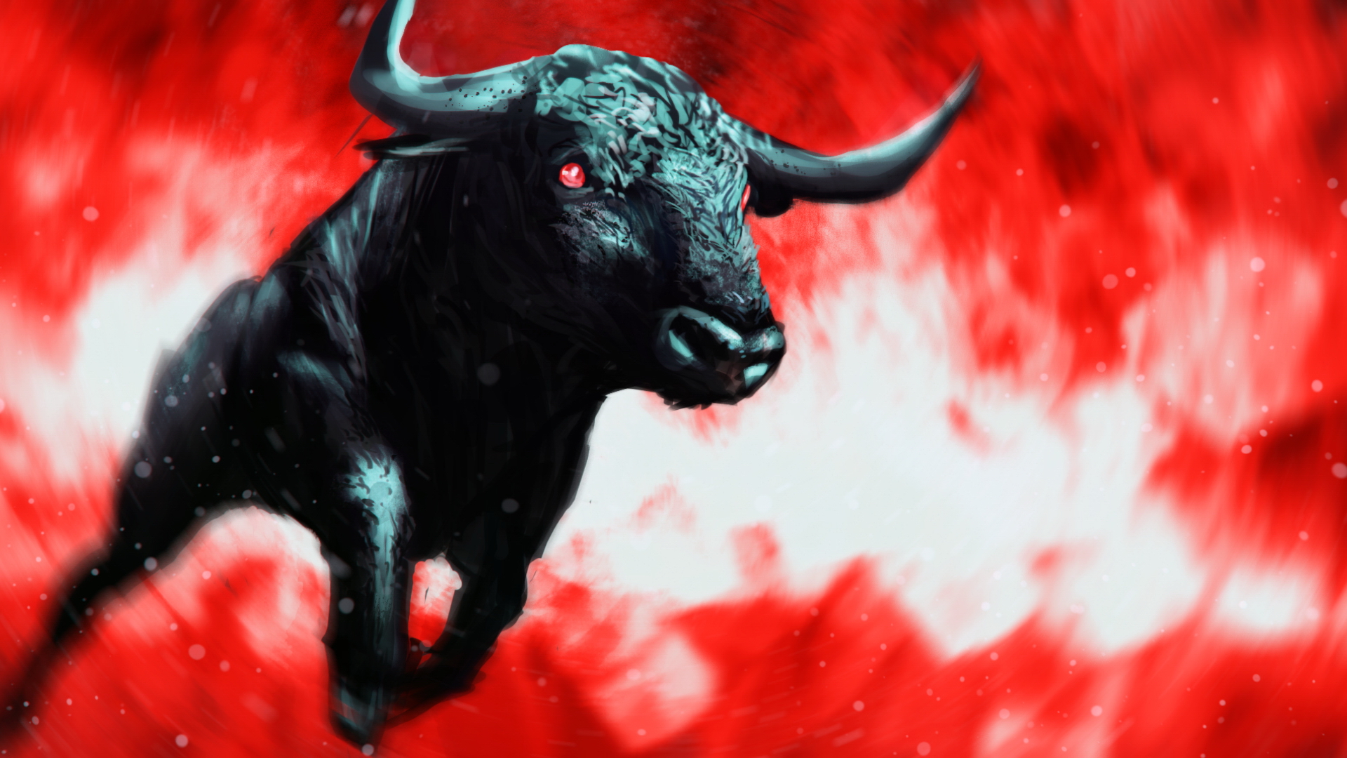 Bull Painting - 1920x1080 Wallpaper Bull Painting - 1920x1080 Wallpaper