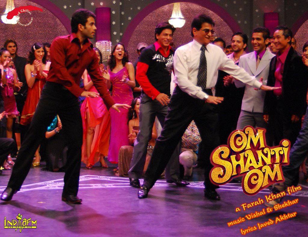 Tusshar Kapoor,shahrukh Khan,jeetendra - Jeetendra Om Shanti Om - HD Wallpaper 