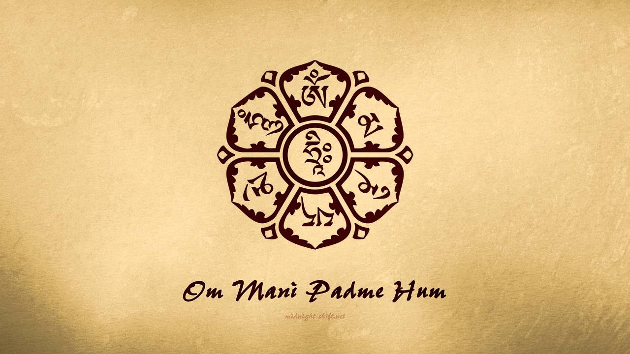 Om Mani Padme Hum - HD Wallpaper 