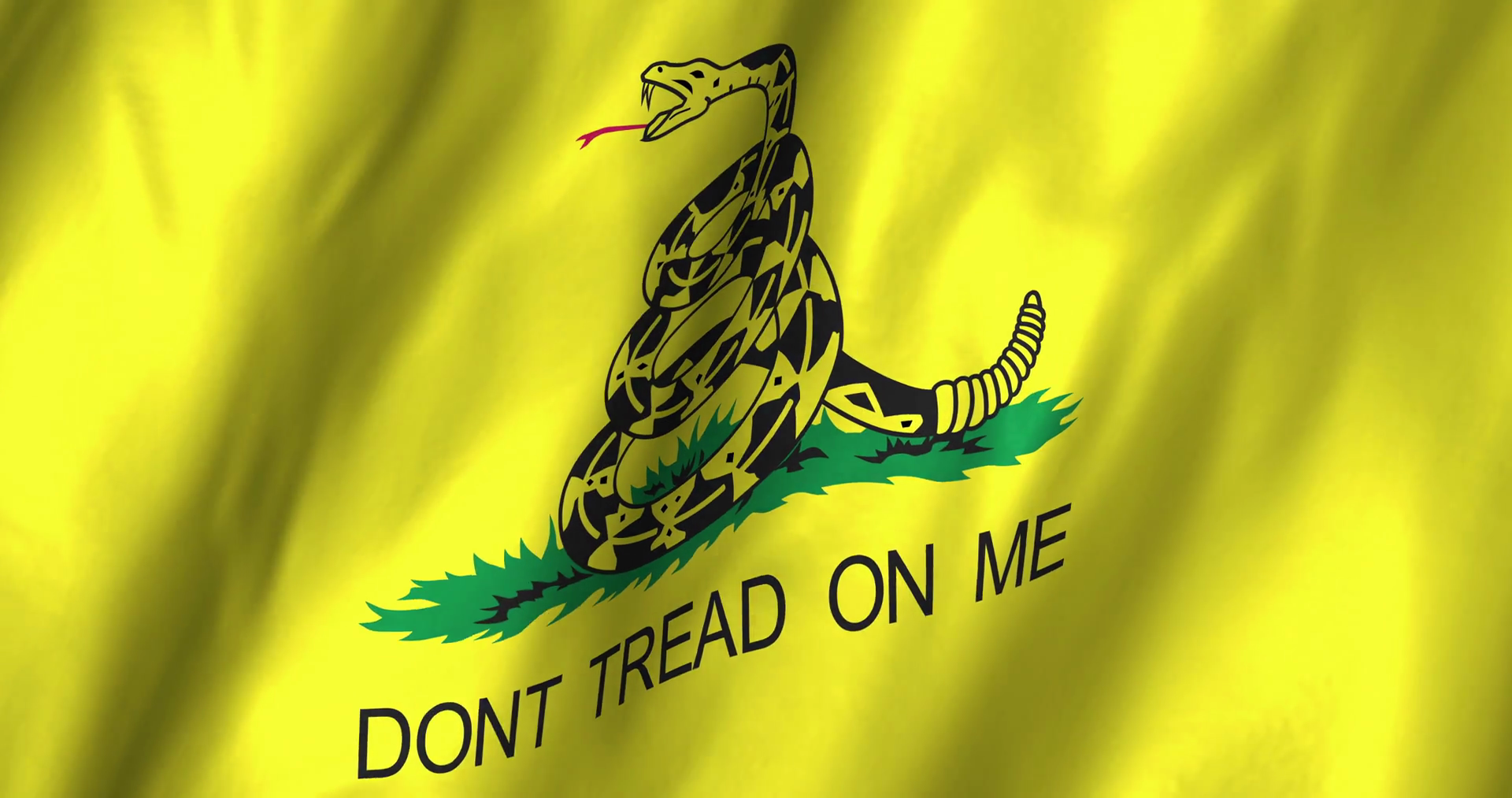 A Beautiful Satin Finish Looping Flag Animation Of - Dont Tread On Me Gif - HD Wallpaper 