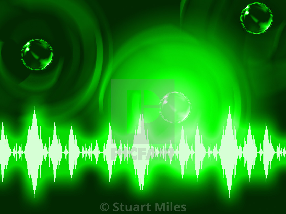 Sound Wave Background Shows Glowing Background Or Equalizer - Music Volume - HD Wallpaper 
