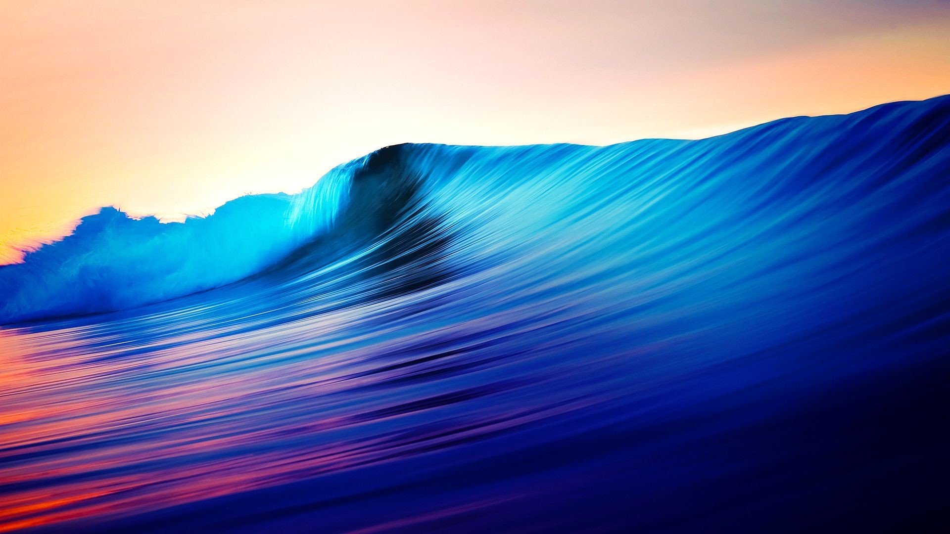 Data-src /w/full/e/a/9/11033 - Colorful Ocean Waves Background - HD Wallpaper 
