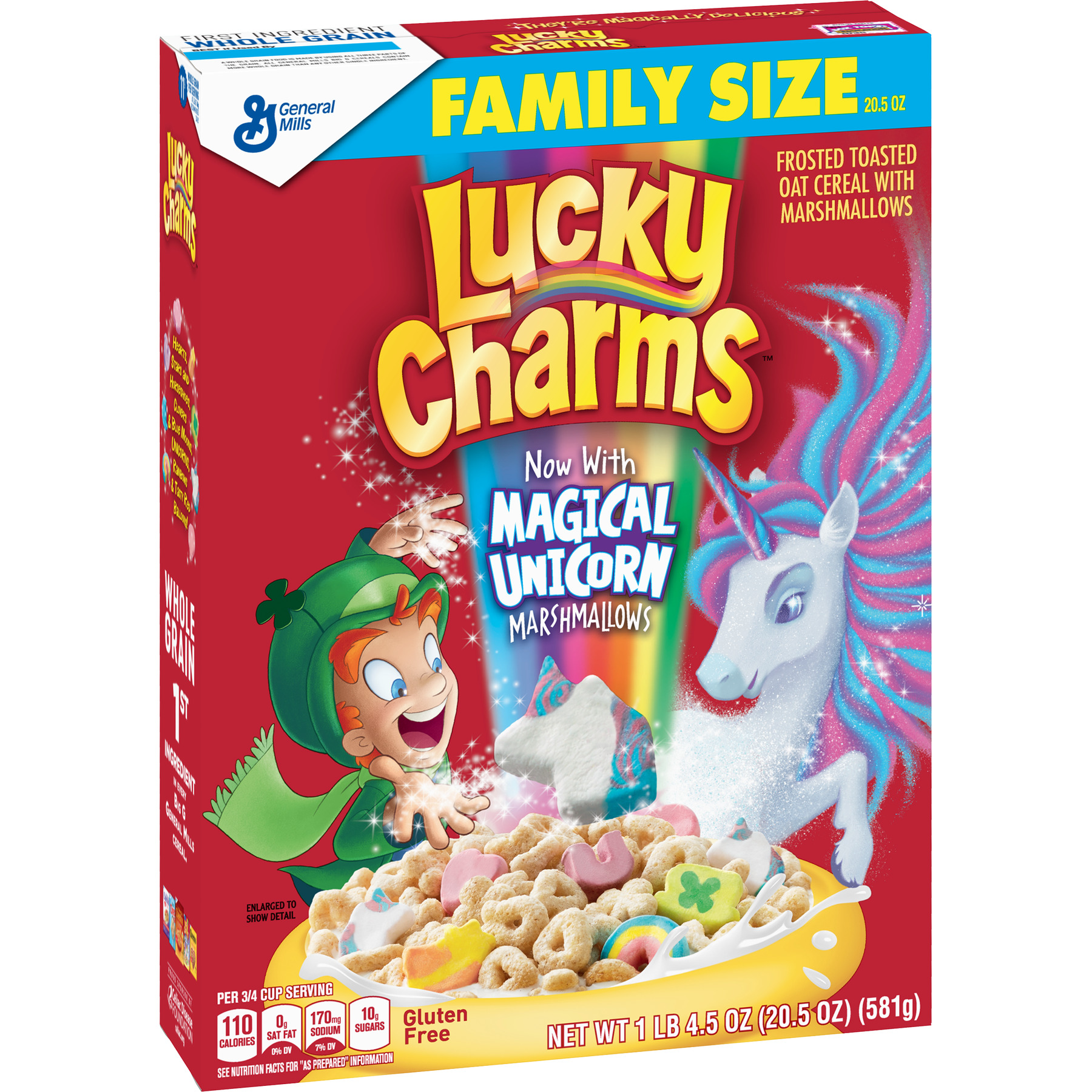 Lucky Charms Cereal Box - HD Wallpaper 
