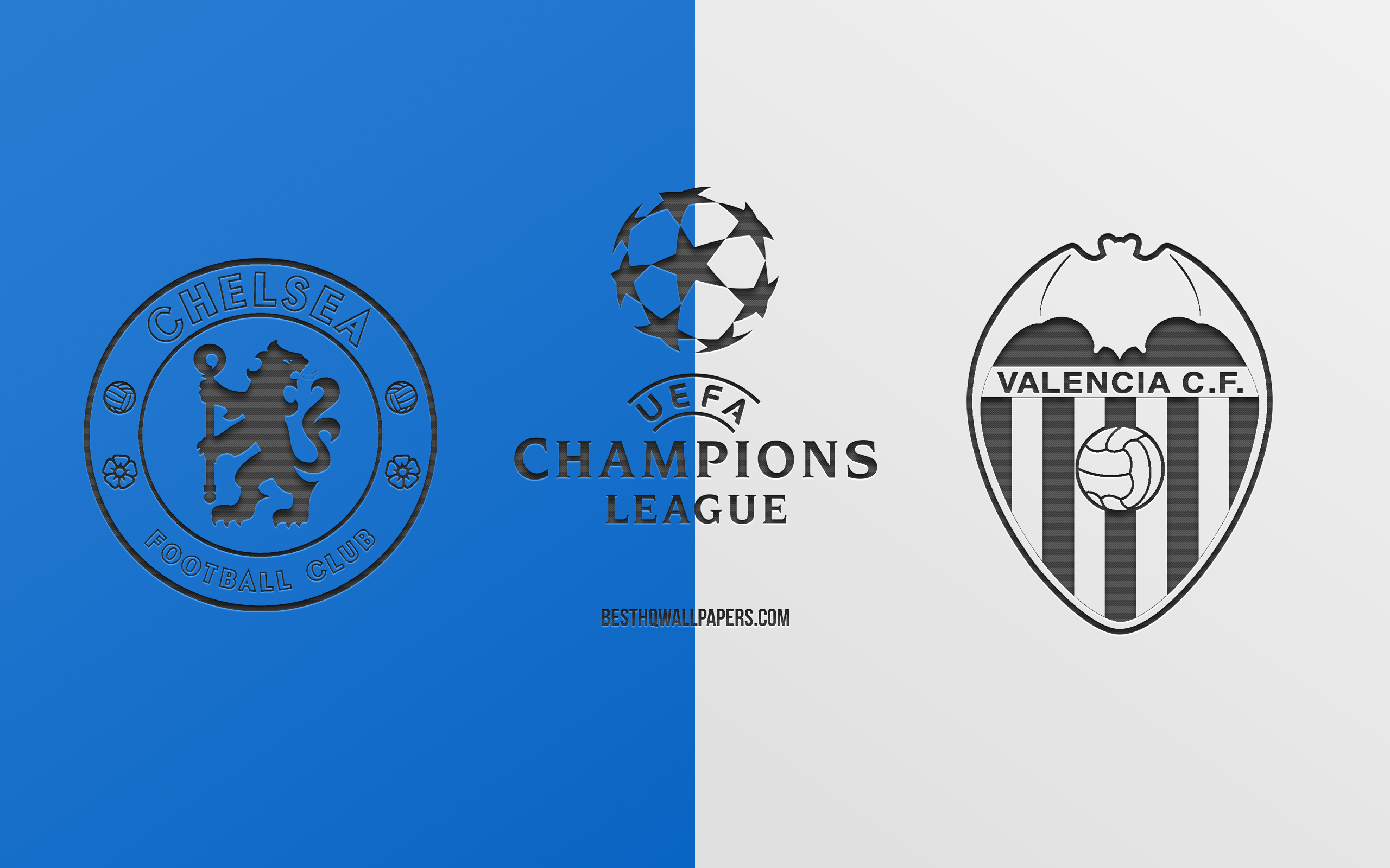 Chelsea Fc Vs Valencia Cf, Football Match, 2019 Champions - Emblem - HD Wallpaper 