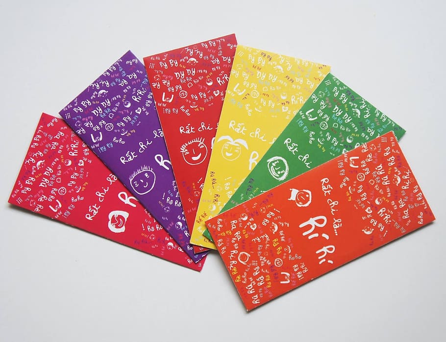 New-year, Lucky Money, Colorful, Studio Shot, Indoors, - 幸运 的 钱 - HD Wallpaper 