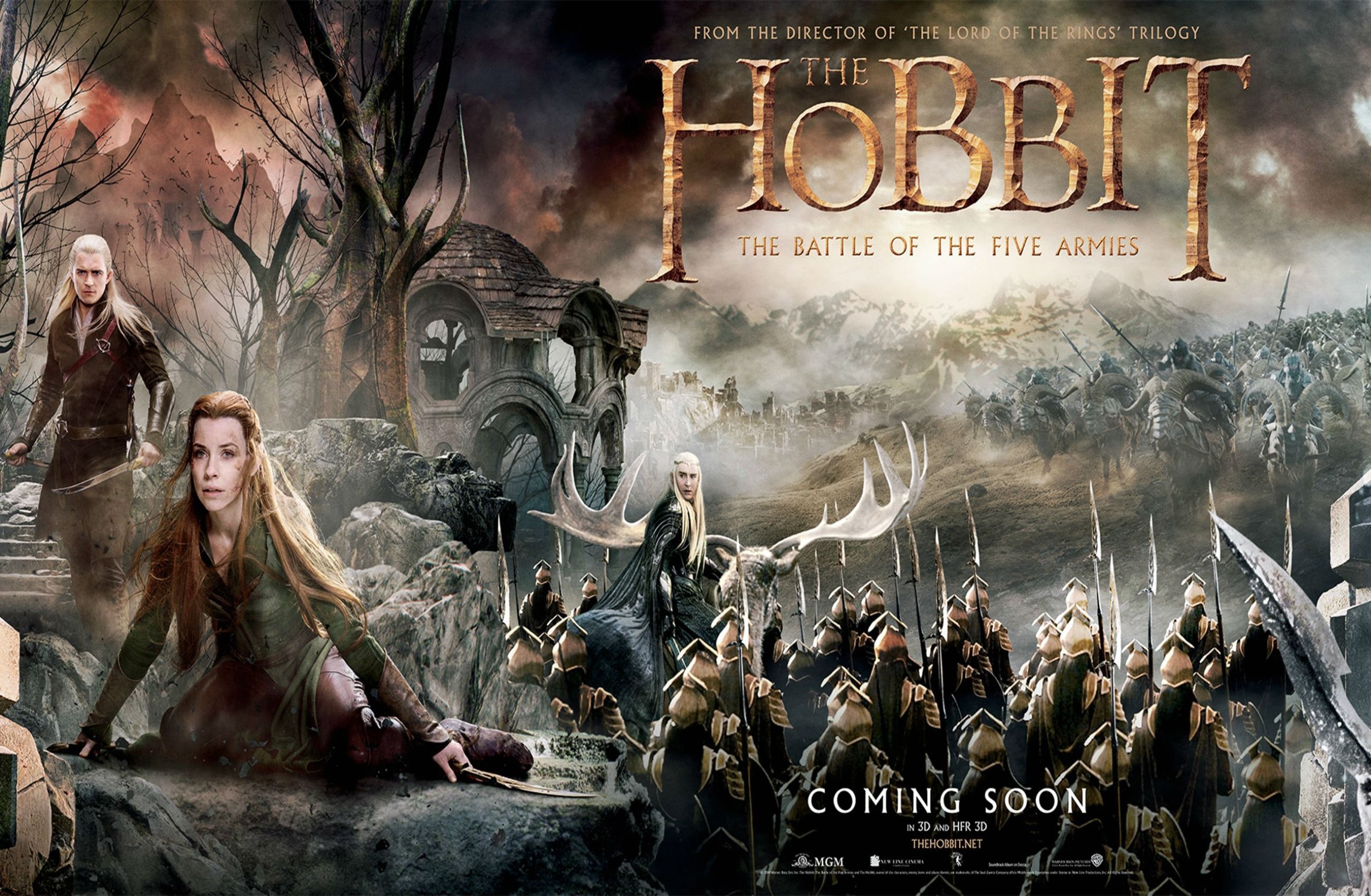 Hobbit The Battle Of The Five Armies - HD Wallpaper 