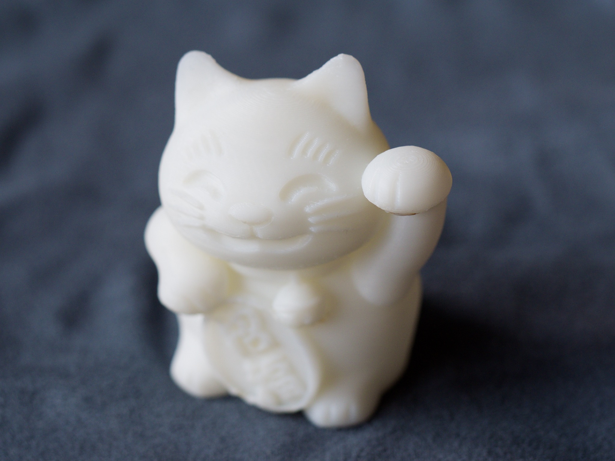 Lucky Cat 3d Print - HD Wallpaper 