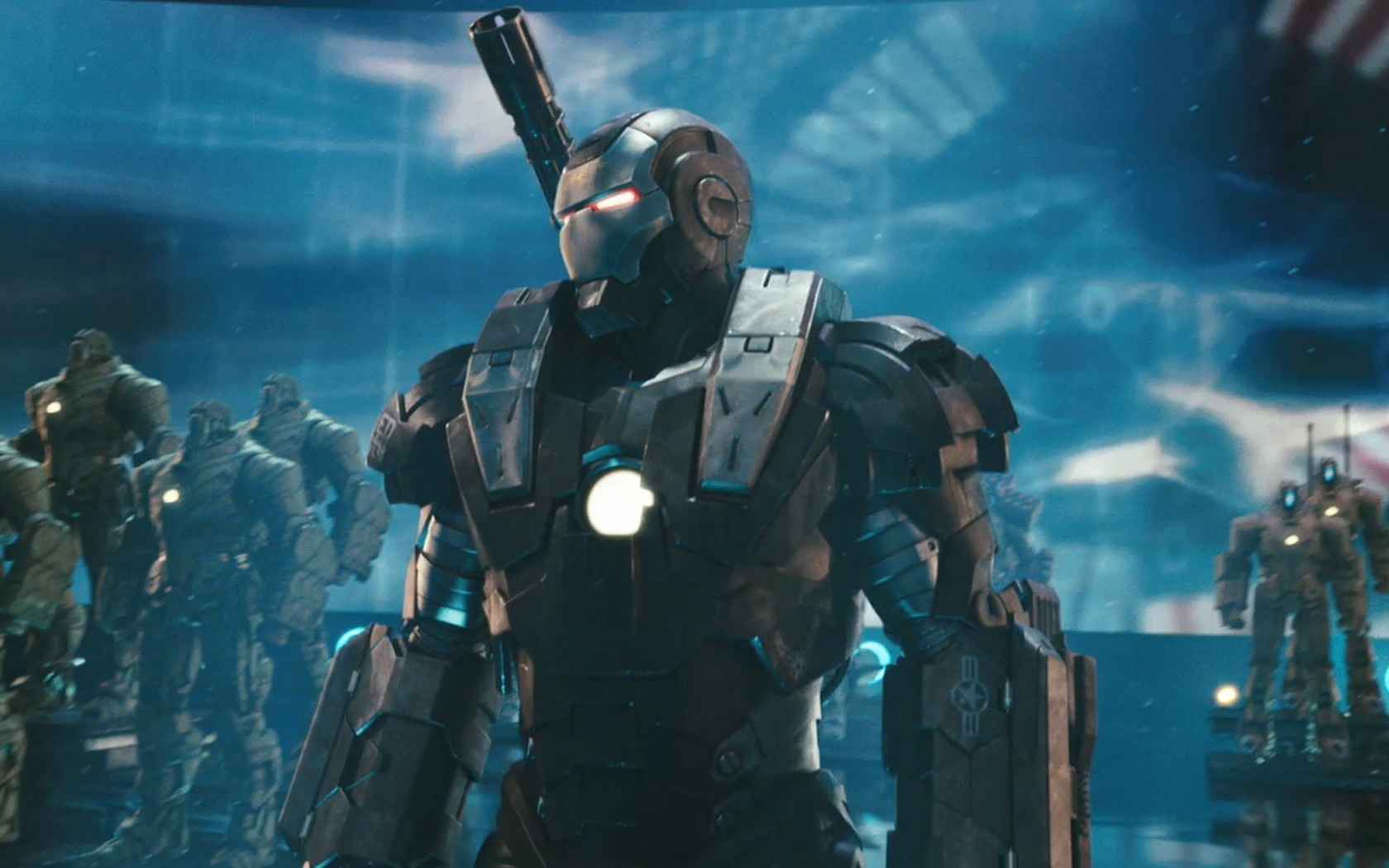 Iron Man 2 War Machine Art - HD Wallpaper 