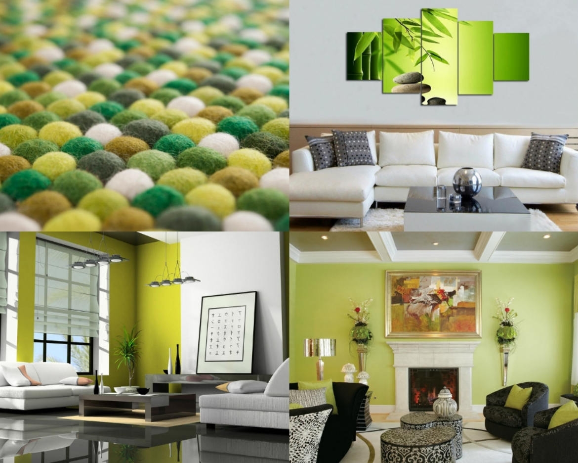 East Bagua Area Decorated In Feng Shui Different Green - Living Room - HD Wallpaper 