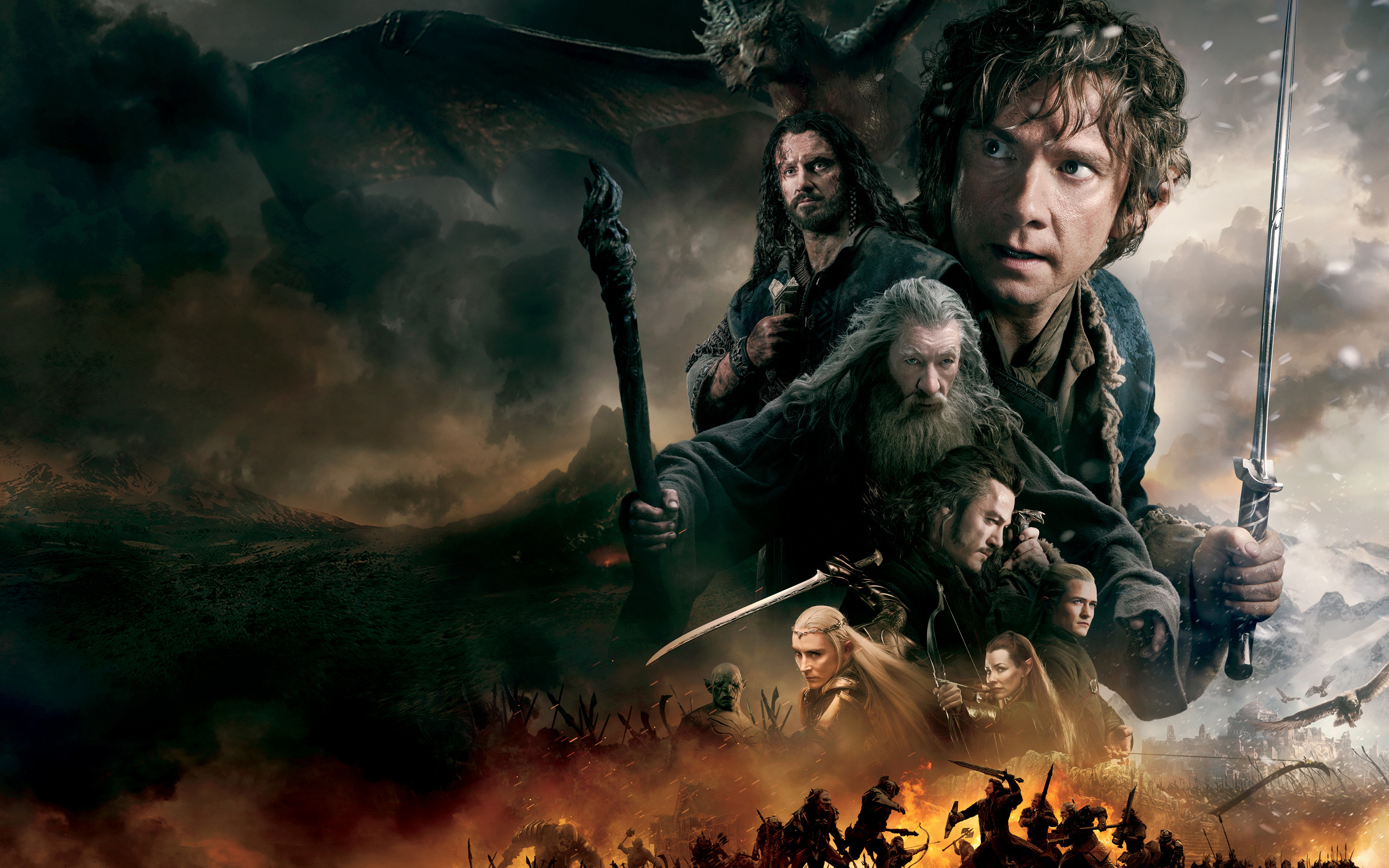 The Hobbit The Battle Of The Five Armies 2014 
 Data - Hobbit Wallpapers Hd - HD Wallpaper 