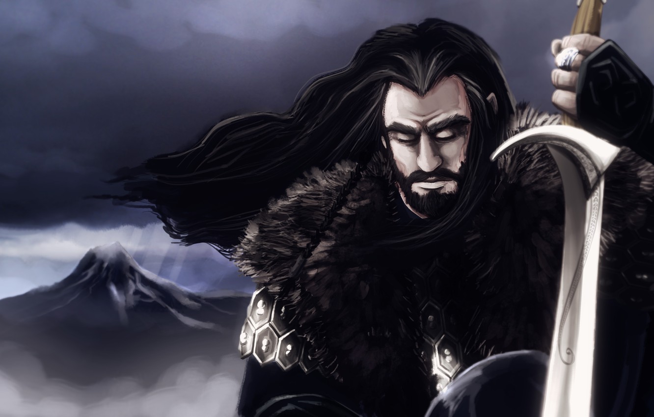 Photo Wallpaper Art, The Hobbit An Unexpected Journey, - Одинокая Гора Обои - HD Wallpaper 